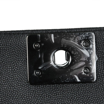 Chanel Caviar Quilted New Medium Boy Flap So Black 5 of 8