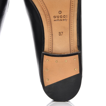 Gucci Lambskin Womens Brixton Horsebit Loafers 37 Black 9 of 11