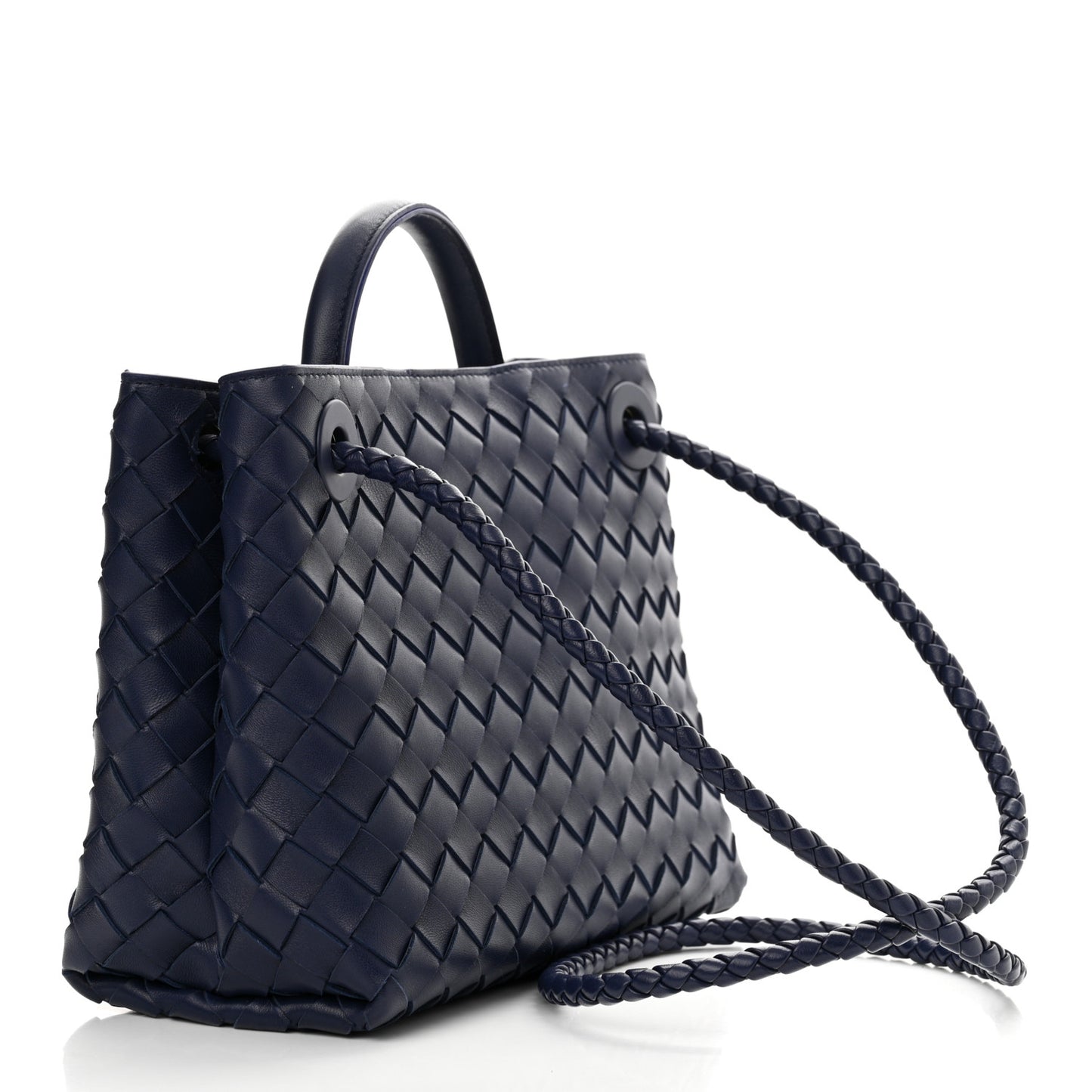 Nappa Intrecciato Small Andiamo Shoulder Bag Duke