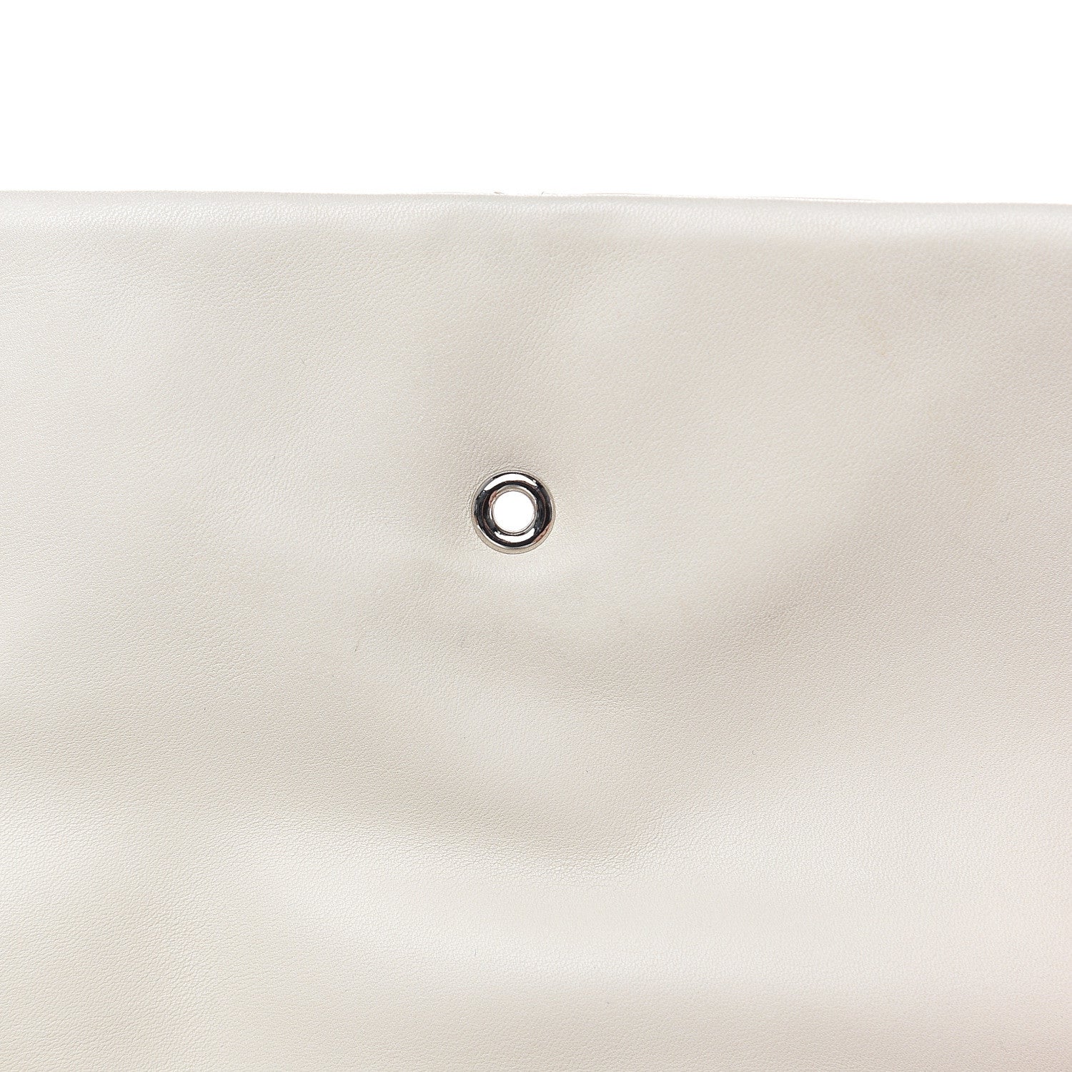 Chanel Calfskin Double Stitch Large Hamptons Flap Bag White 13 of 20