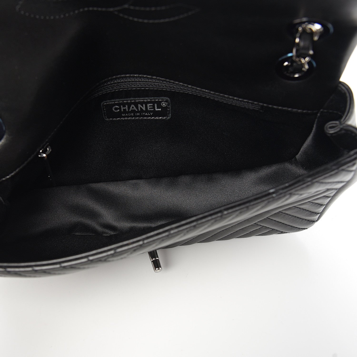 Chanel Lambskin Medium CC Crossing Flap Black 4 of 10
