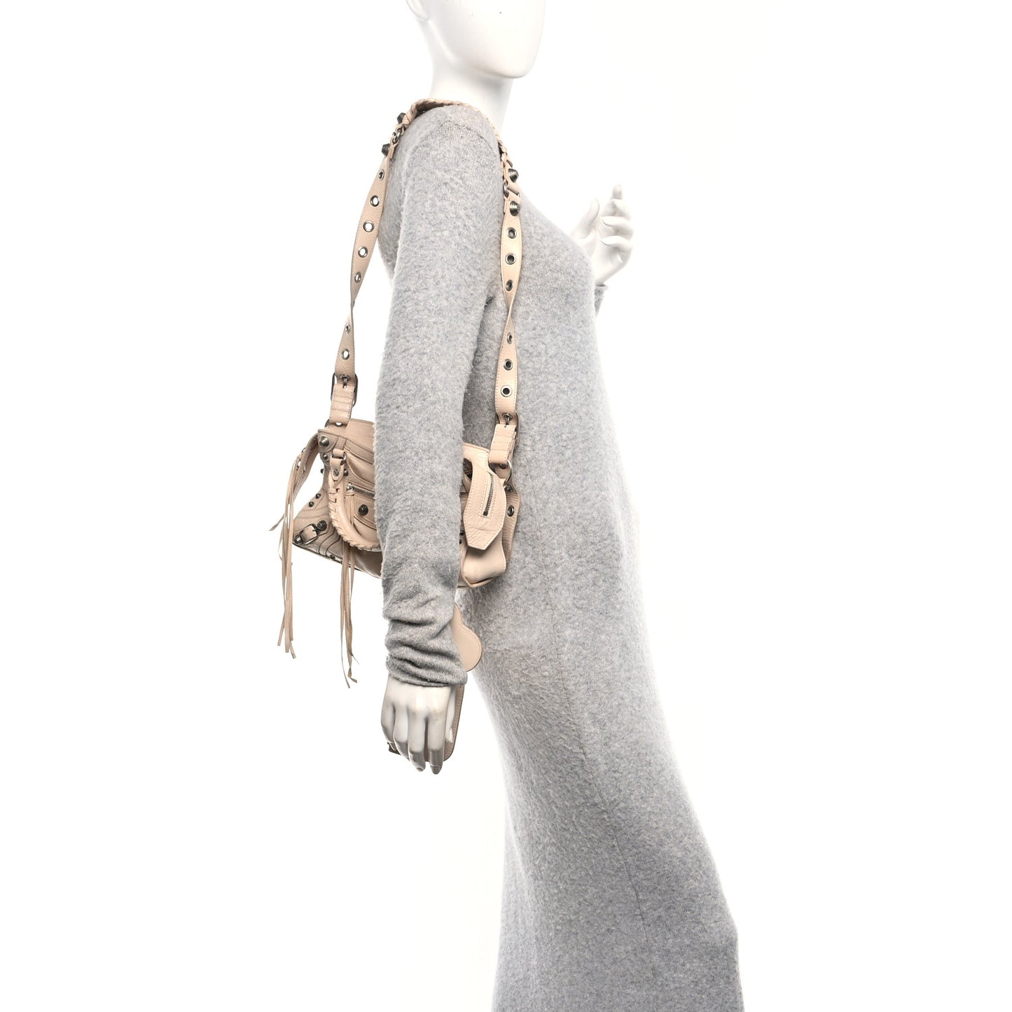 Agneau Arena Neo Cagole Handbag XS Sand Beige