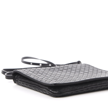 Bottega Veneta Nappa Intrecciato Flap Crossbody Black 6 of 11