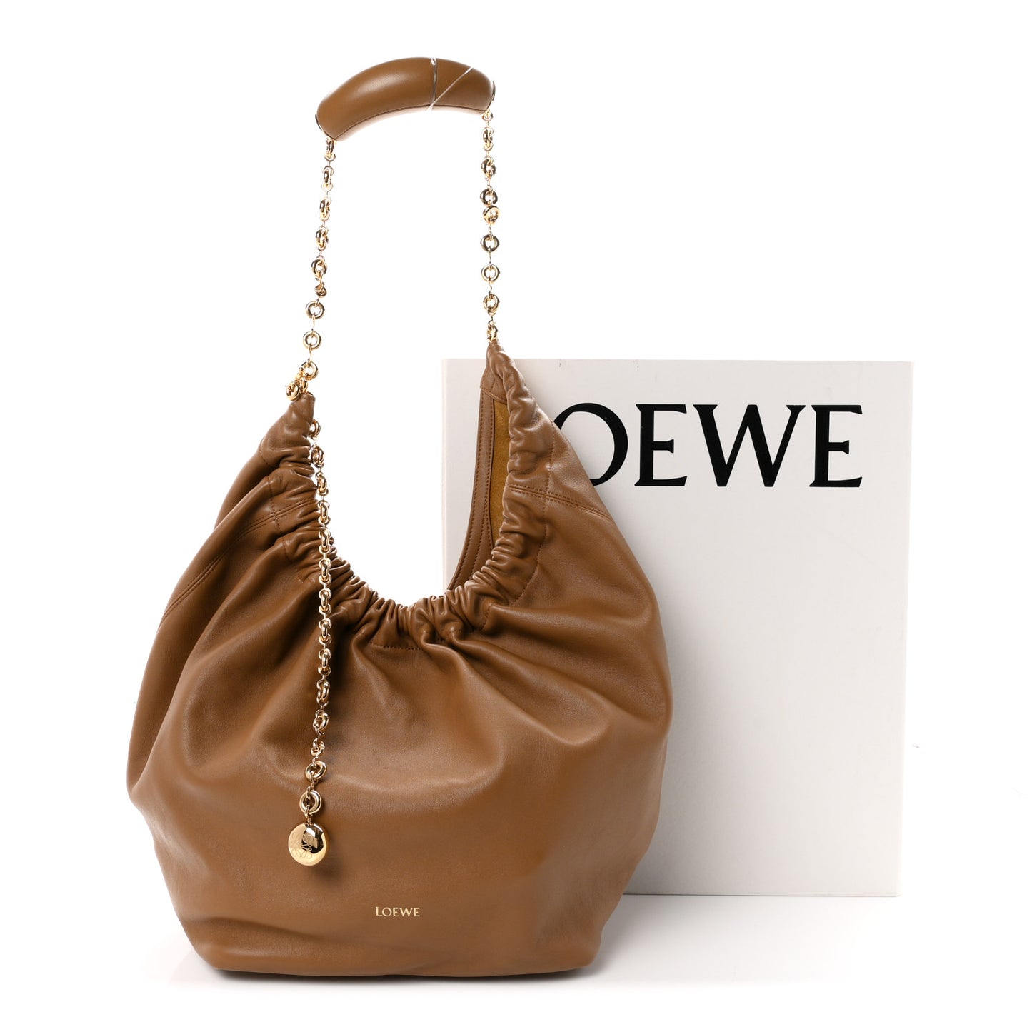 Mellow Nappa Medium Squeeze Bag Oak