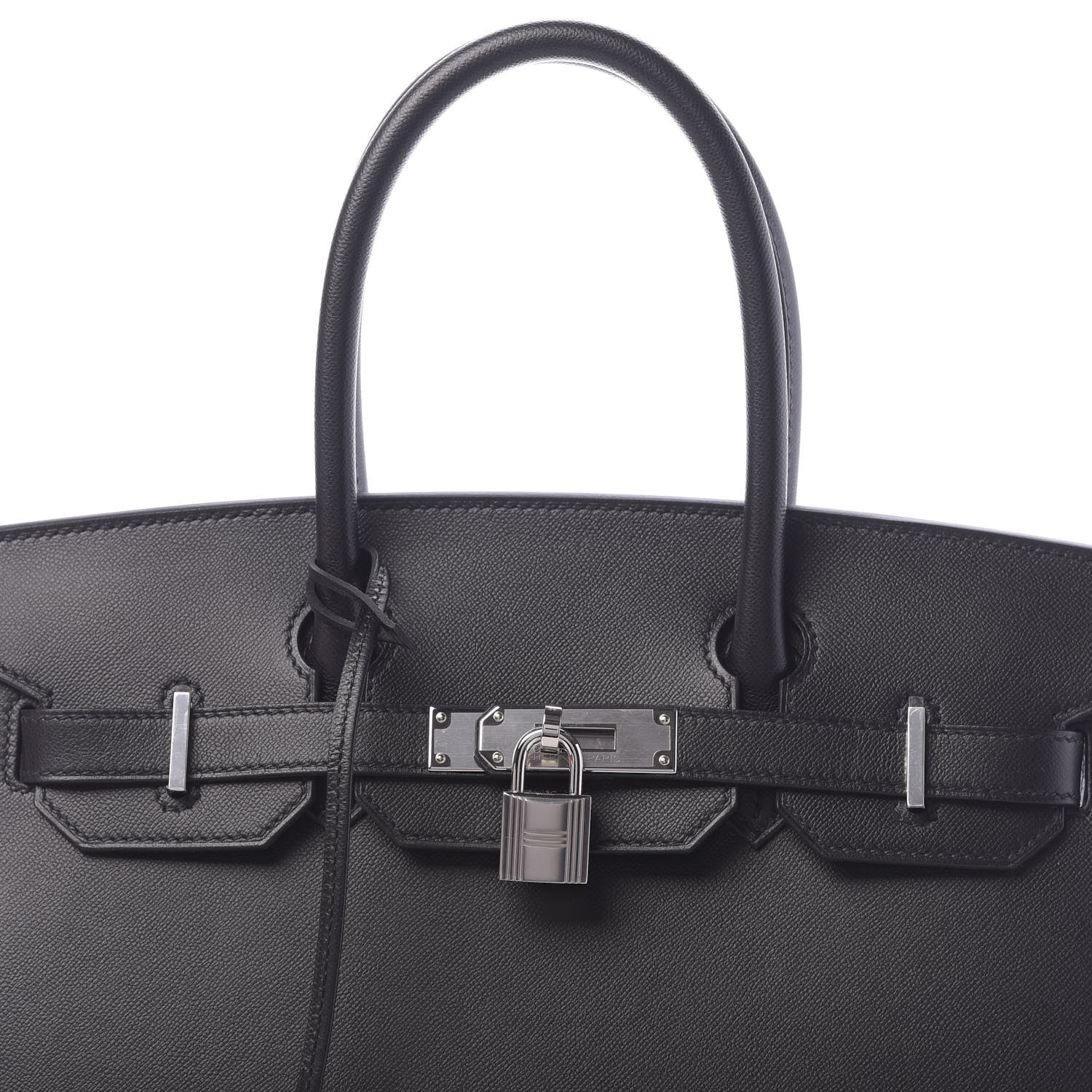 Hermes Madame Calfskin Birkin Sellier 30 Black 8 of 11