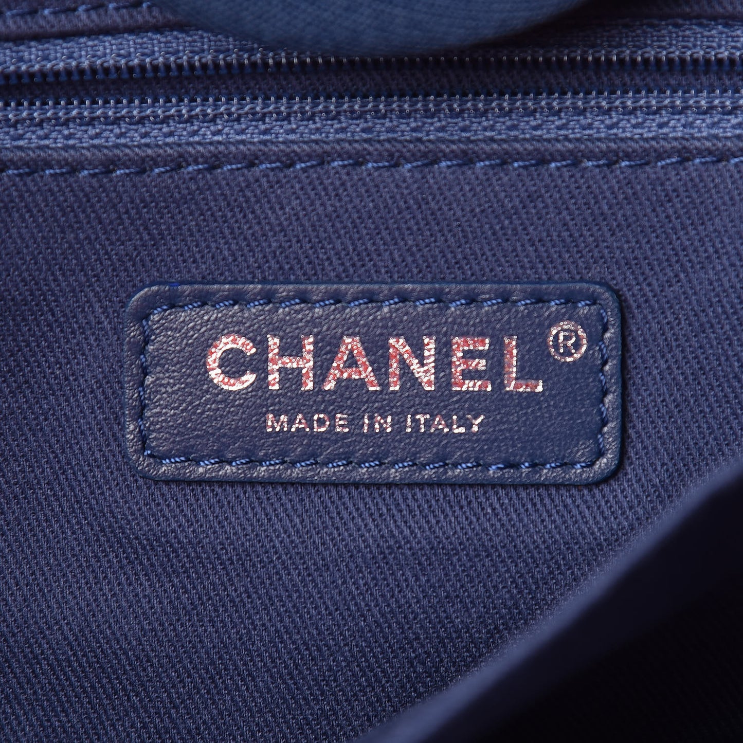 Canvas Large Deauville Tote Blue