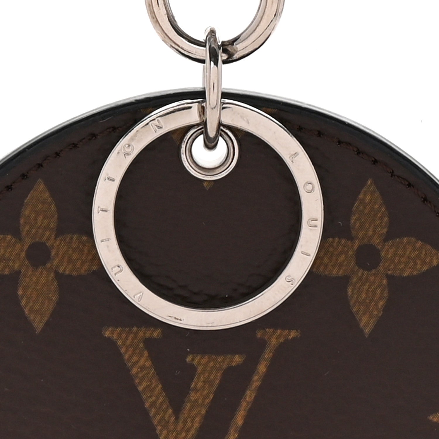 Louis Vuitton Monogram Corduroy Patchwork Bag Charm Key Ring 3 of 4