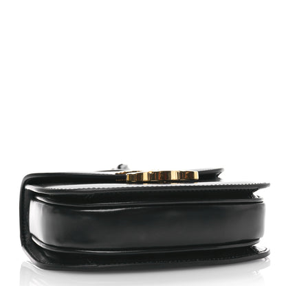 Celine Shiny Calfskin Triomphe Mini Besace Clea Black 4 of 11