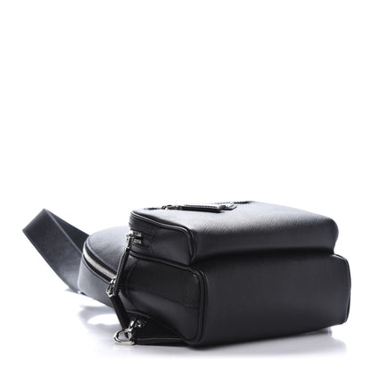 Prada Saffiano Sling Backpack Black 3 of 8