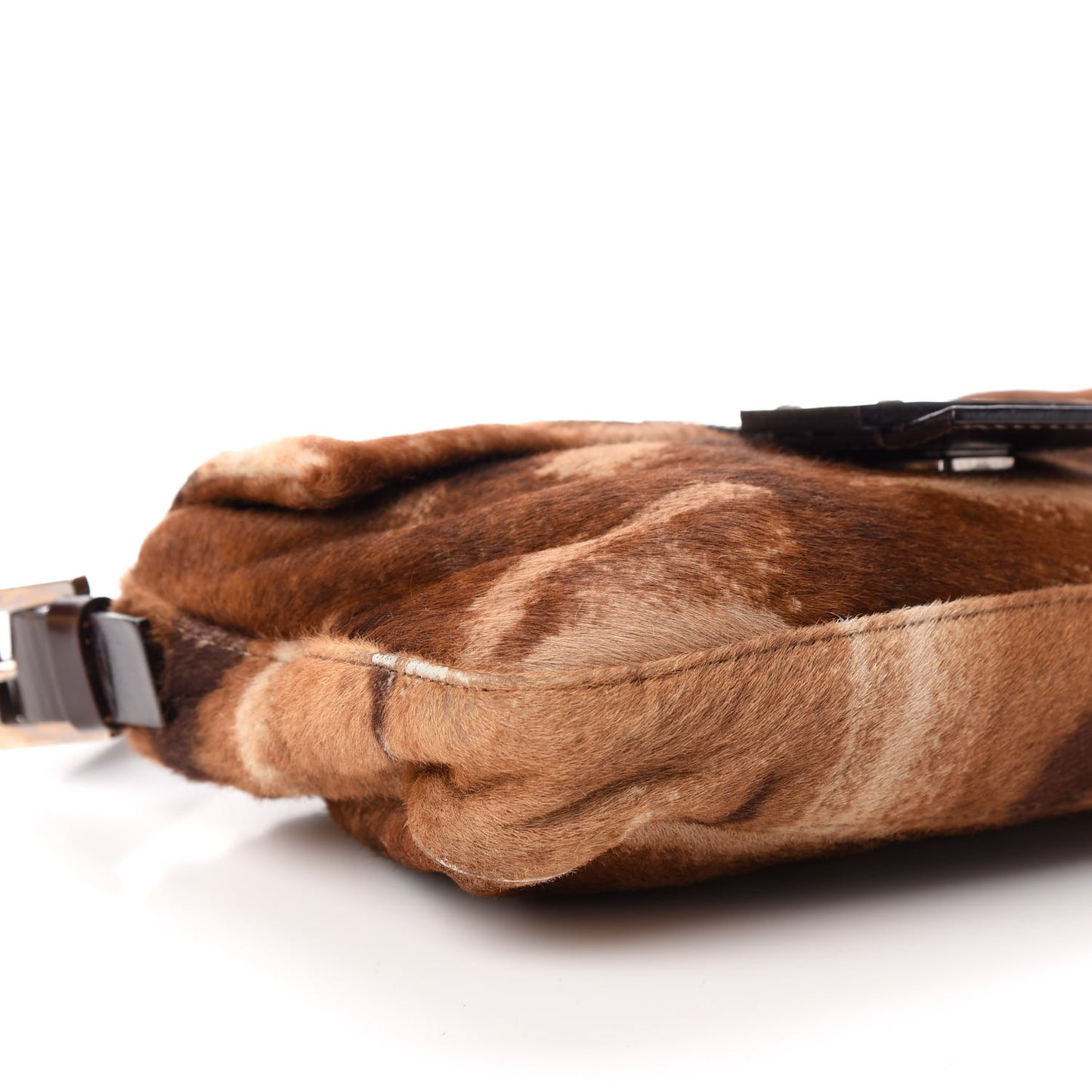 Calf Hair Baguette Brown