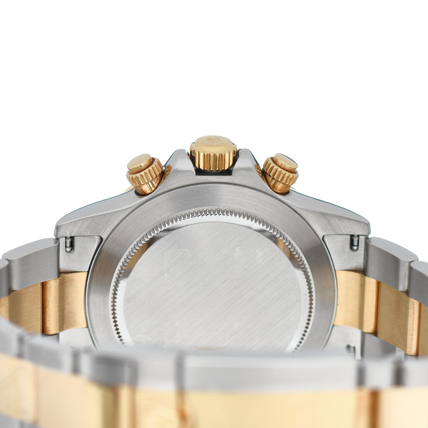 Rolex Stainless Steel 18K Yellow Gold 40mm Oyster Perpetual Cosmograph Daytona Watch White Black 116523 4 of 4