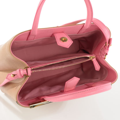 Fendi Vitello Elite Monster Petite 2Jours Tote Cuoio Lollypop Multicolor 5 of 8