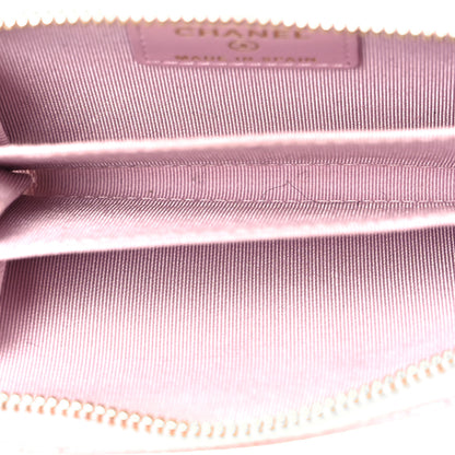 Chanel Caviar Quilted Zip Coin Purse Light Pink 5 of 9