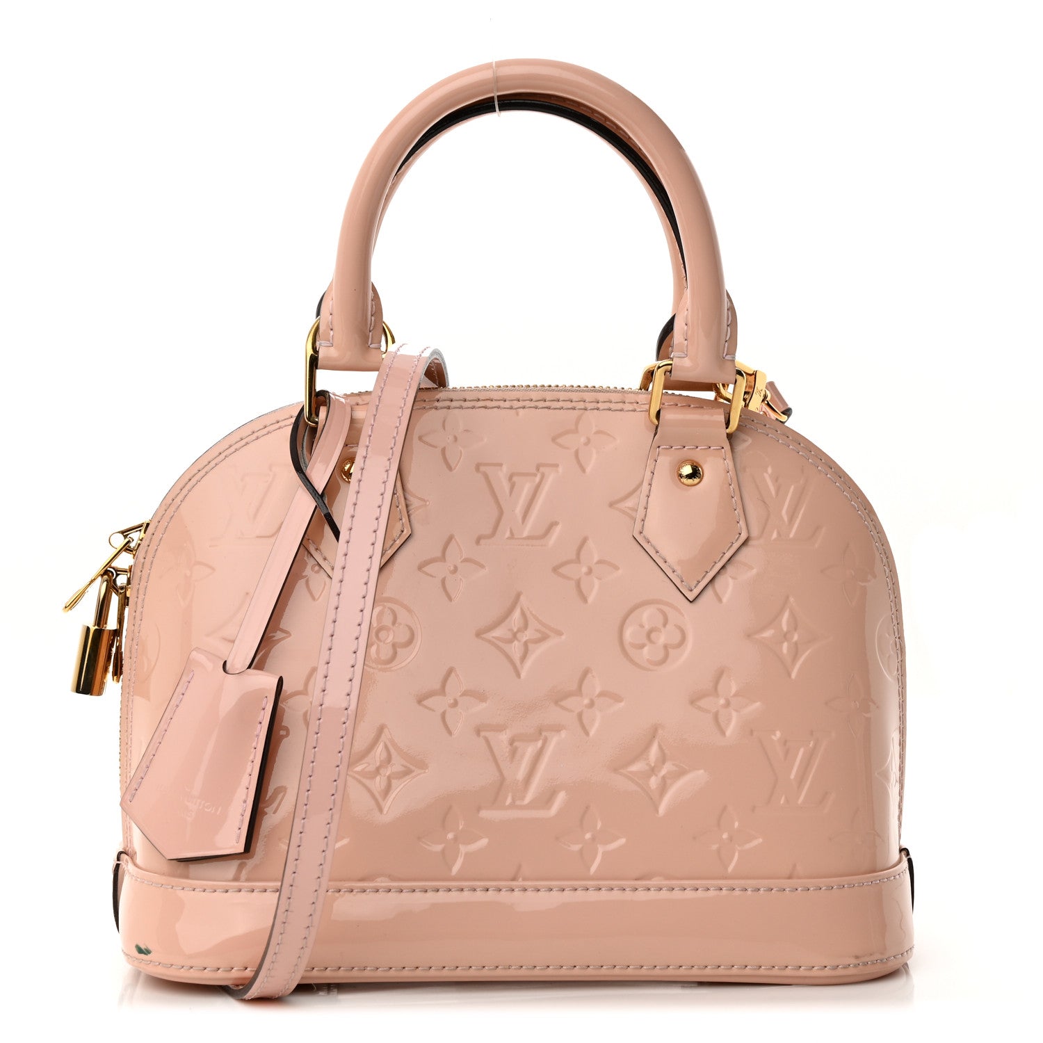 Louis Vuitton Vernis Alma BB Rose Ballerine 1 of 16