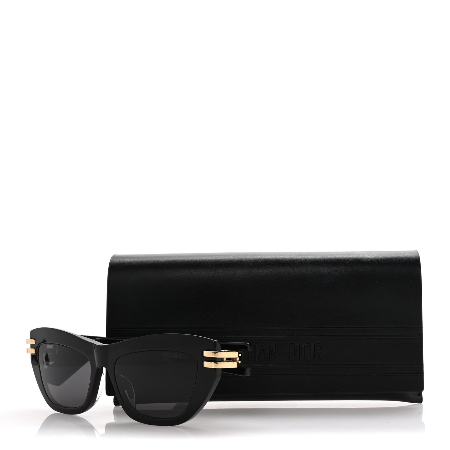 Acetate CDior B2U Cat Eye Sunglasses Black