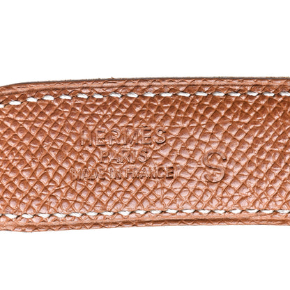 Hermes Box Epsom 32mm Stirrup Belt 85 Black Gold 5 of 7