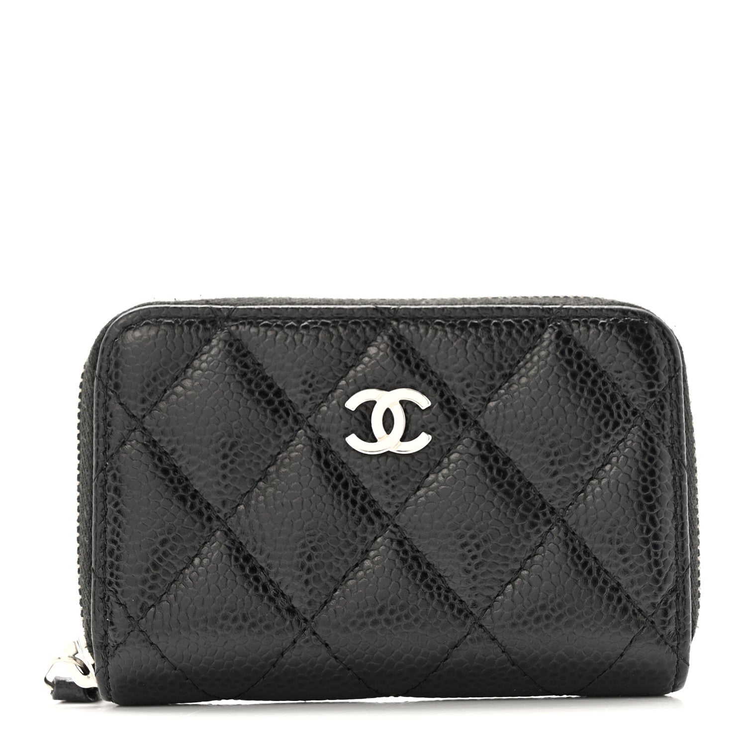 Chanel Caviar Quilted Classic Zipped Coin Purse Black 1 of 11