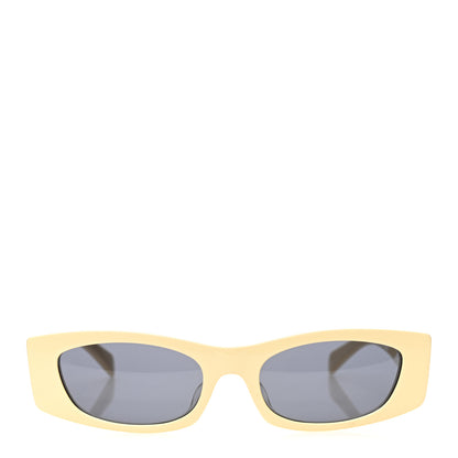 Celine Acetate Rectangular 58mm Sunglasses CL40245U Butter 2 of 6