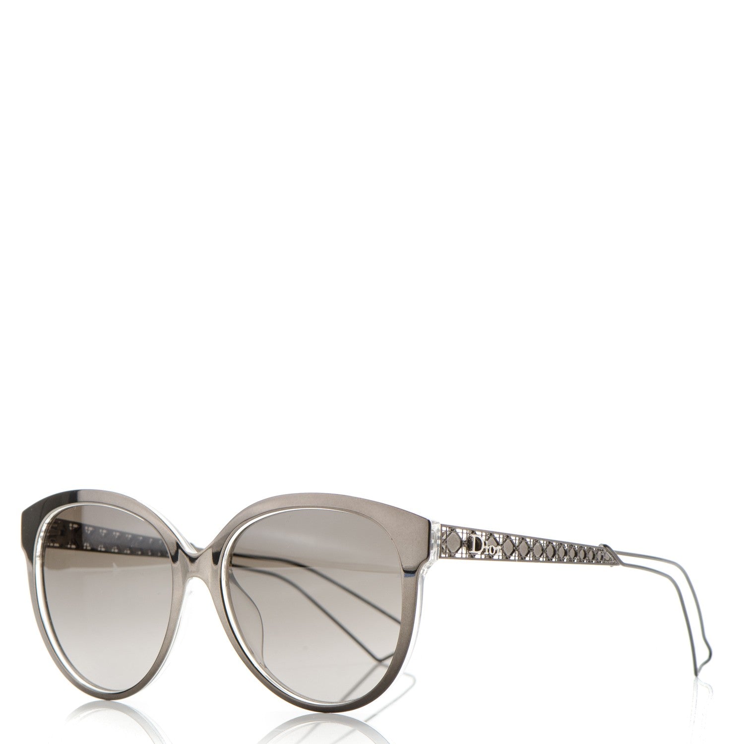 Christian Dior Diorama Sunglasses Grey Crystal 1 of 7