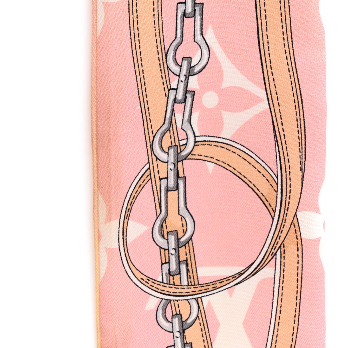 Silk Monogram Gradient By The Pool Bandeau Pink