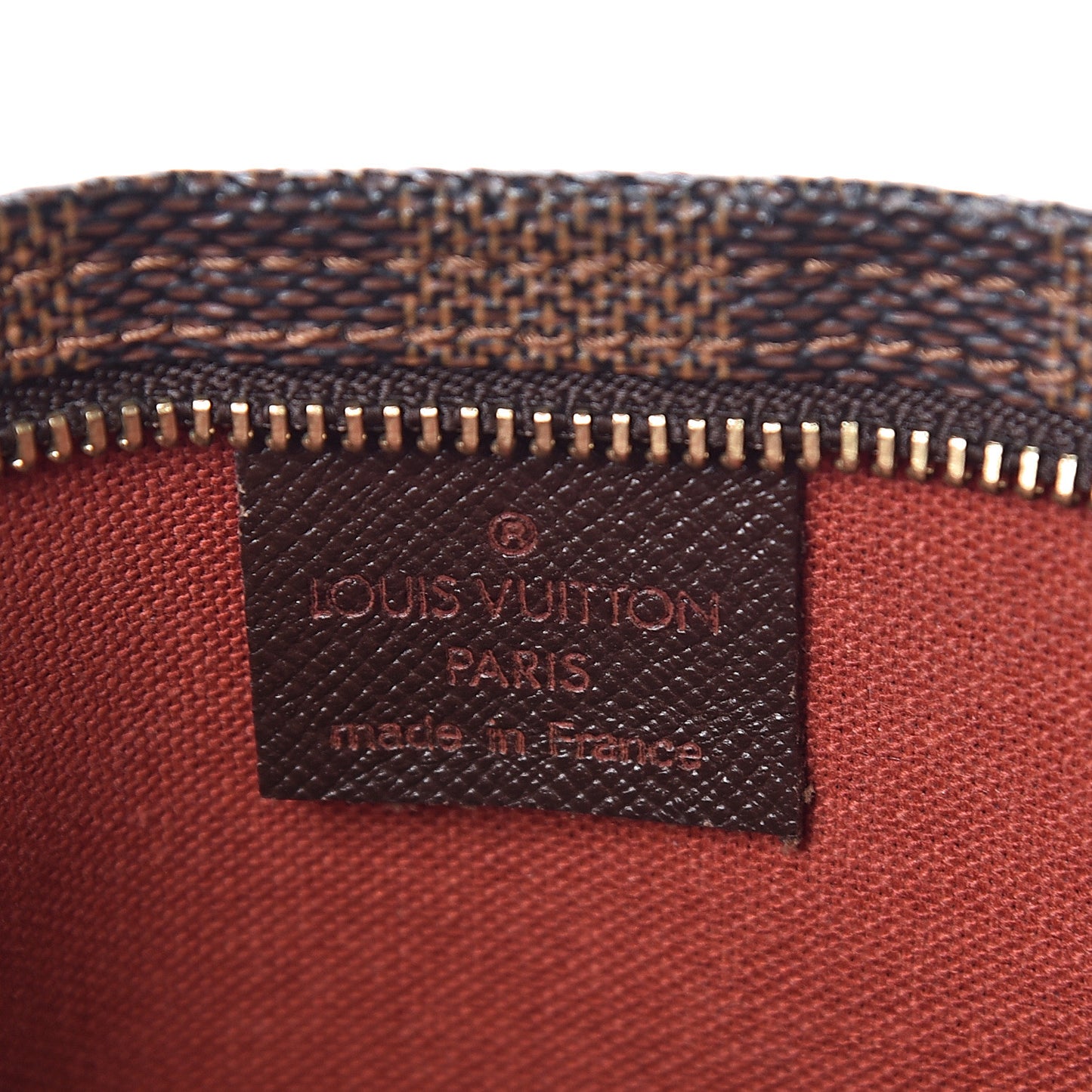 Damier Ebene Trousse Make Up Bag Pochette