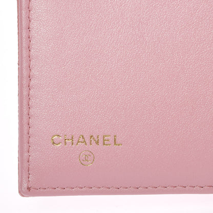Chanel Iridescent Caviar Quilted Small Flap Wallet Rose Pink 6 of 9
