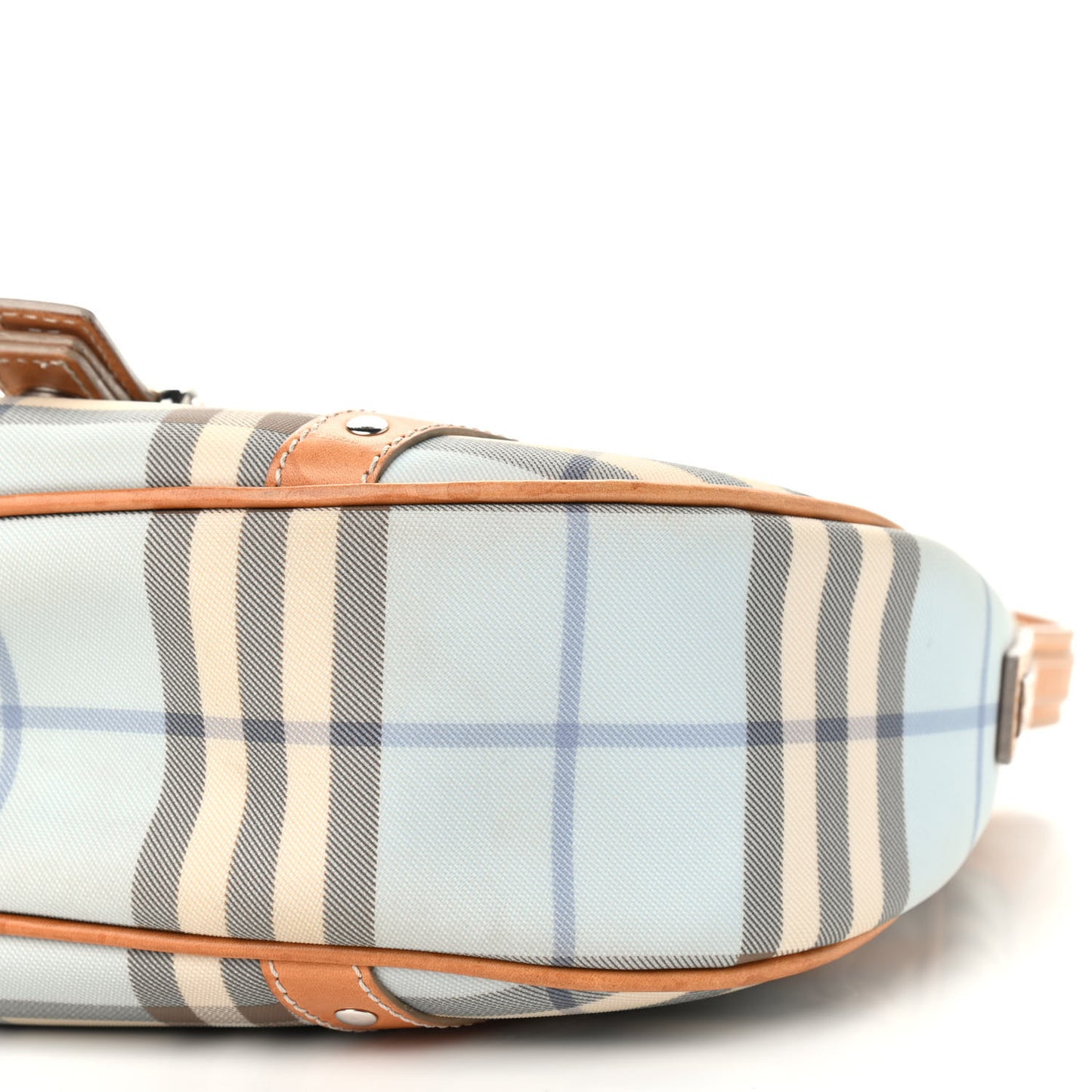 House Check Shoulder Bag Blue