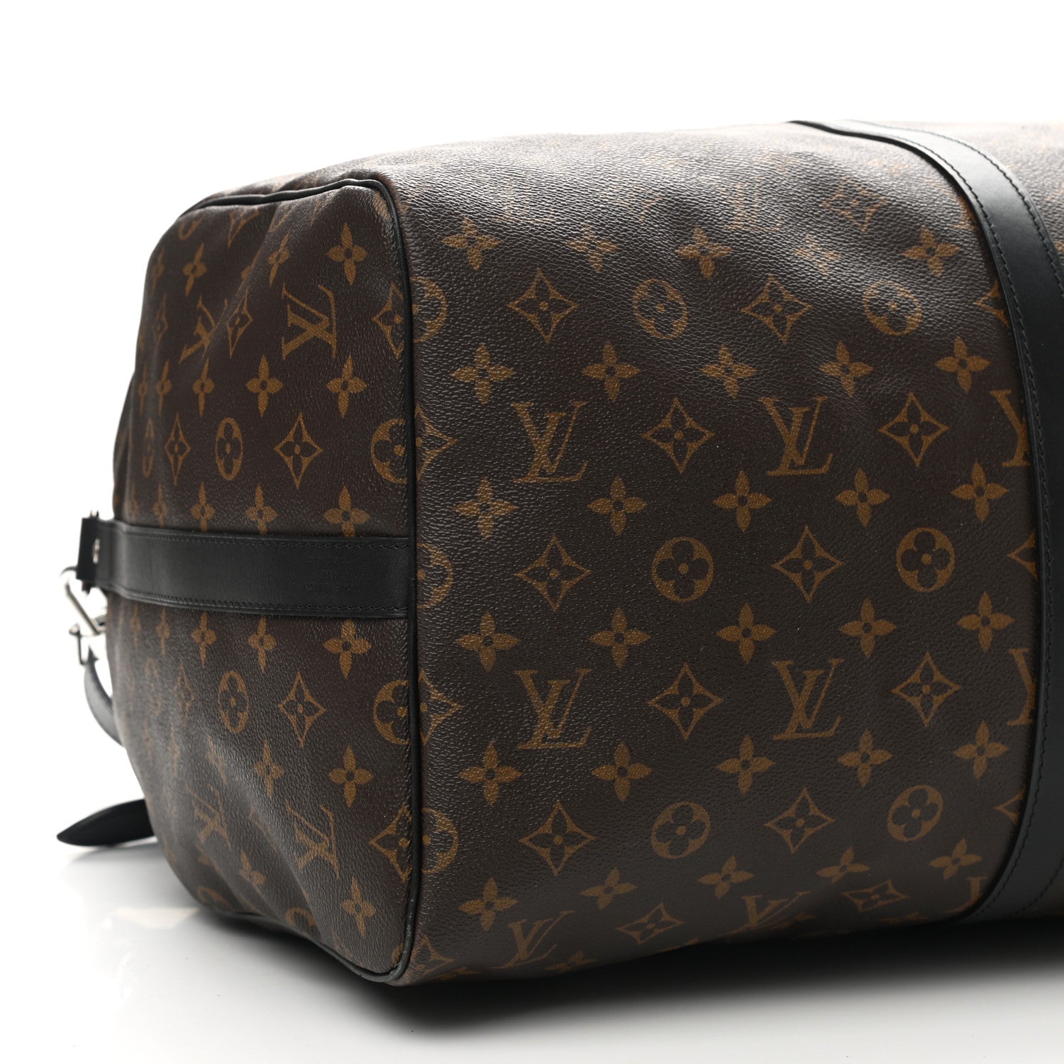 Louis Vuitton Monogram Macassar Keepall Bandouliere 55 9 of 11