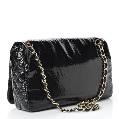Chanel Vinyl Medium Rock and Chain Flap Black 4 of 15
