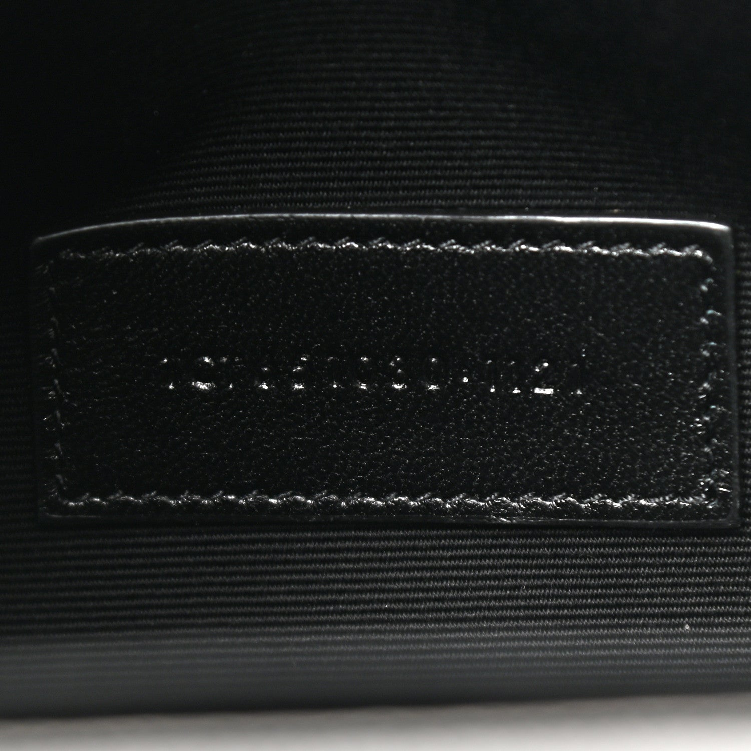 Saint Laurent Grain De Poudre Textured Mixed Matelasse Triquilt Monogram Clutch Storm 7 of 8