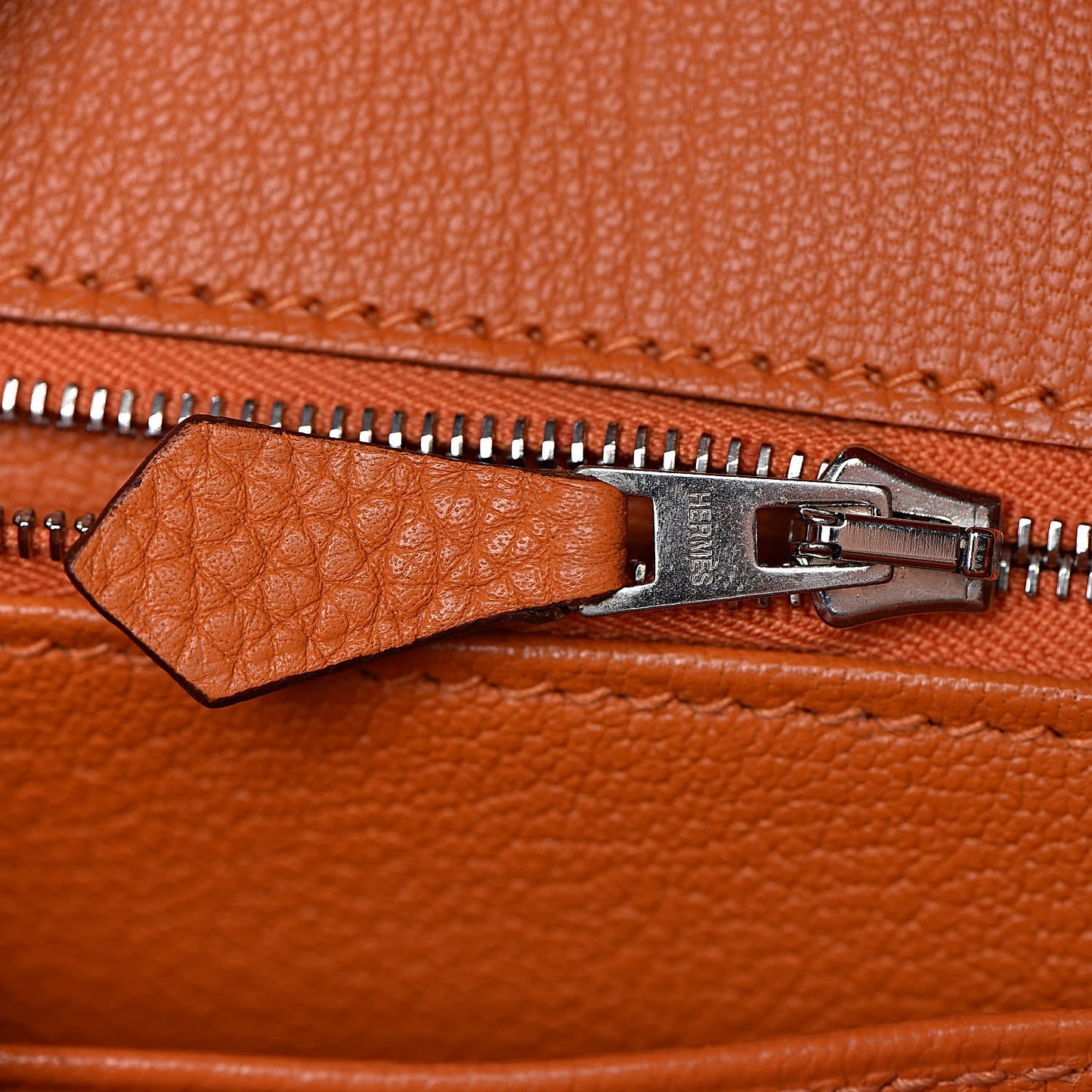 Taurillon Clemence Birkin 30 Orange
