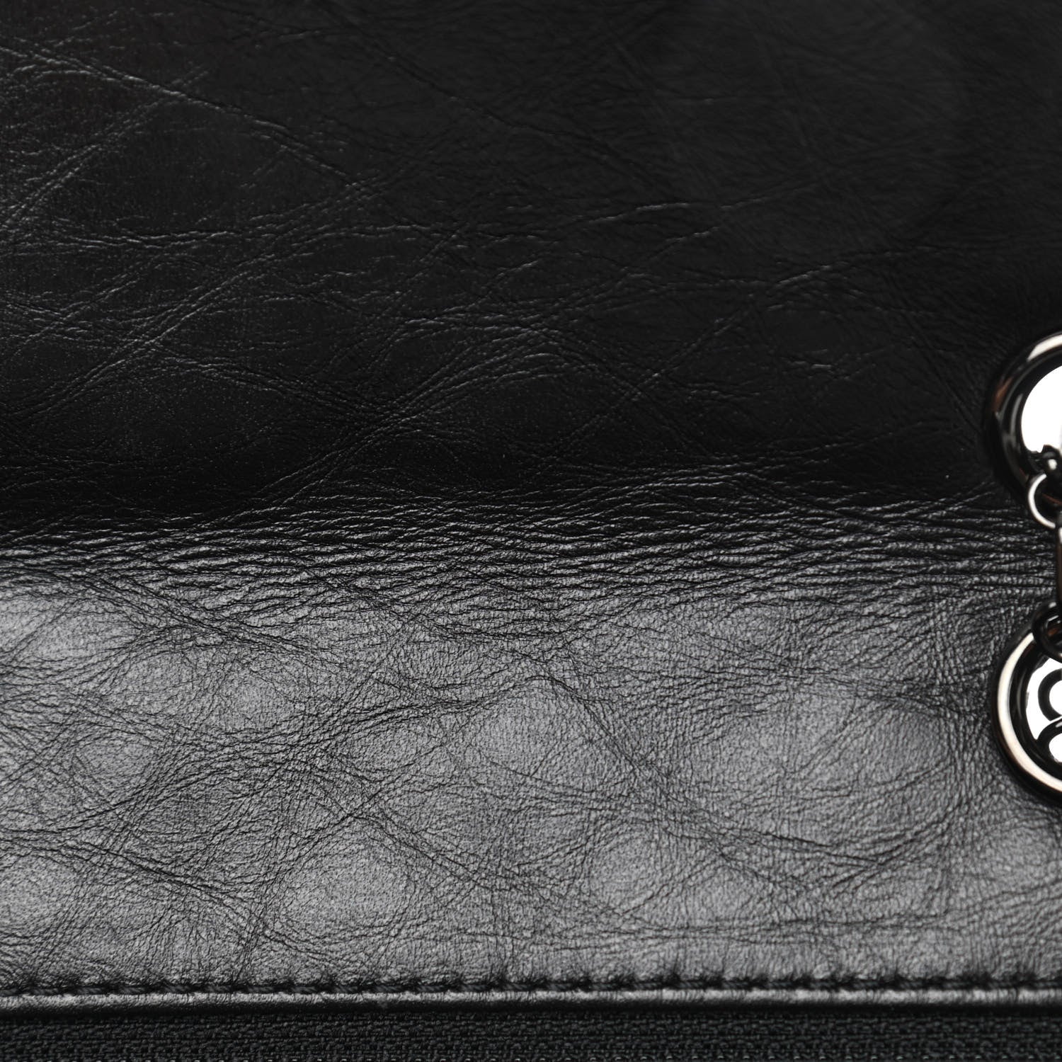 Chanel Aged Calfskin Quilted 2.55 Reissue Mini Flap So Black 5 of 5