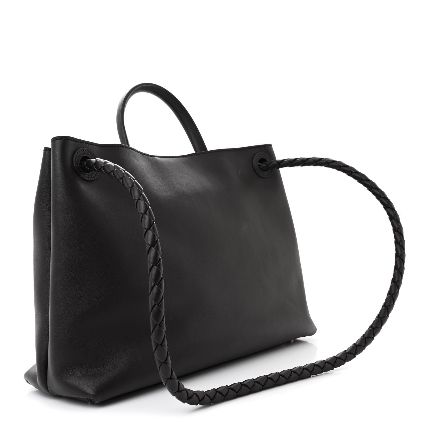 Bottega Veneta Silky Calfskin Medium Andiamo Shoulder Bag Fondant 3 of 11