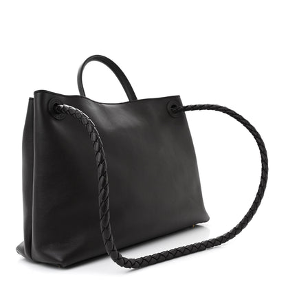 Bottega Veneta Silky Calfskin Medium Andiamo Shoulder Bag Fondant 3 of 11