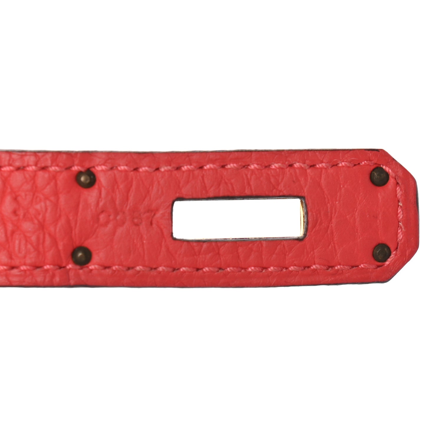 Hermes Taurillon Clemence Birkin 35 Rouge Pivoine 6 of 9