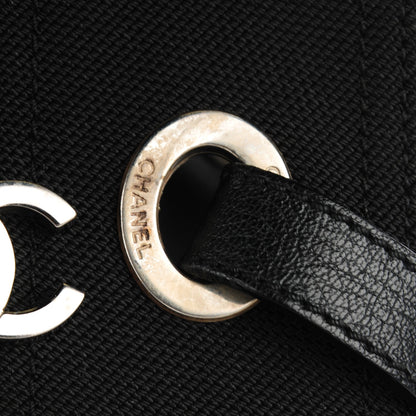 Chanel Coated Canvas Large Paris Biarritz Tote Black 8 of 12