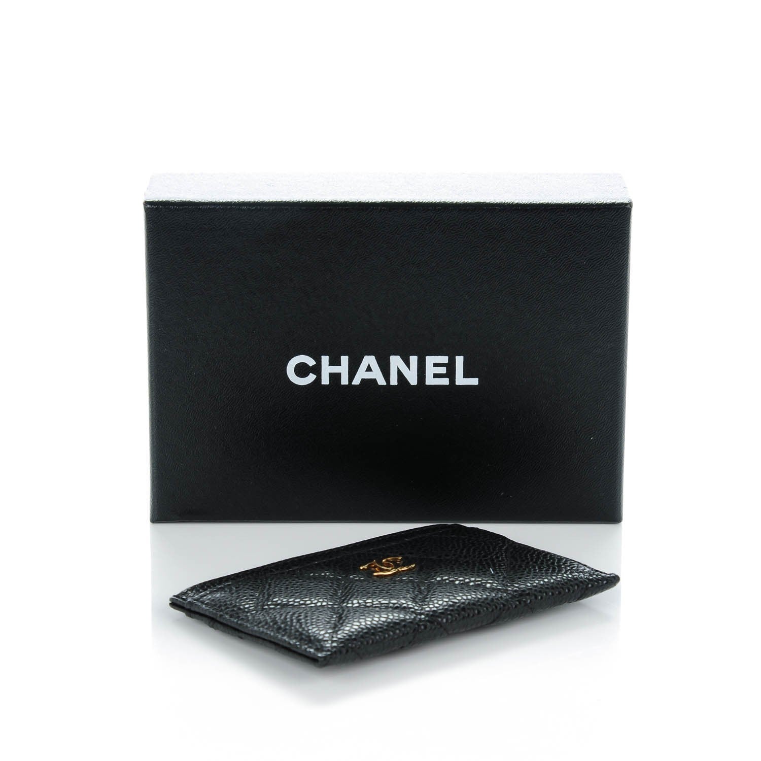 Chanel Caviar Quilted Card Holder Black 4 of 8