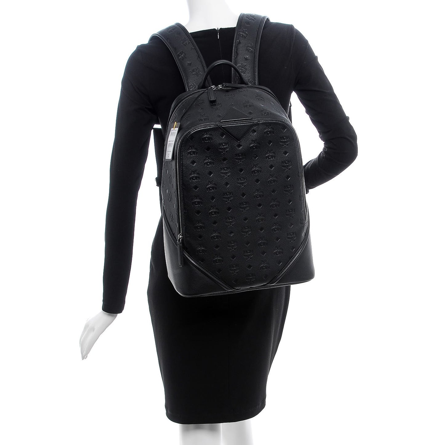 Calfskin Ottomar Monogram Duke Backpack Black