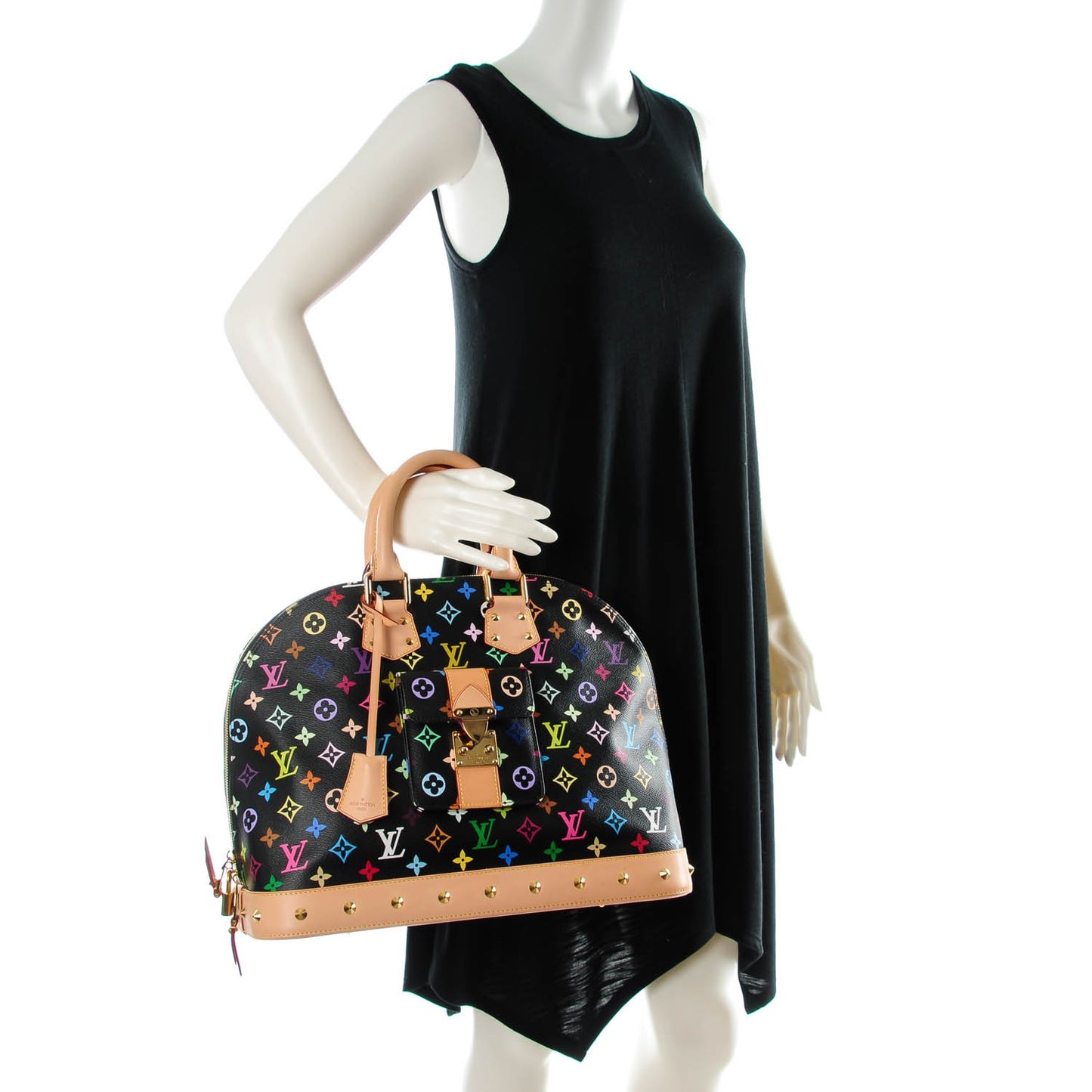 Monogram Multicolor Alma GM Black