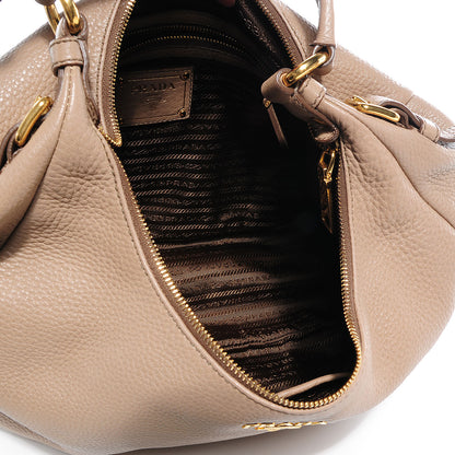 Prada Vitello Daino Hobo Visone 6 of 9
