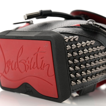 Christian Louboutin Calfskin Spiked Mini Explorafunk Keyring Bag Black 9 of 9