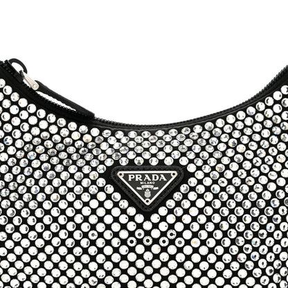 Prada Satin Crystal Mini Re-Edition 2000 Bag Cristal 5 of 10