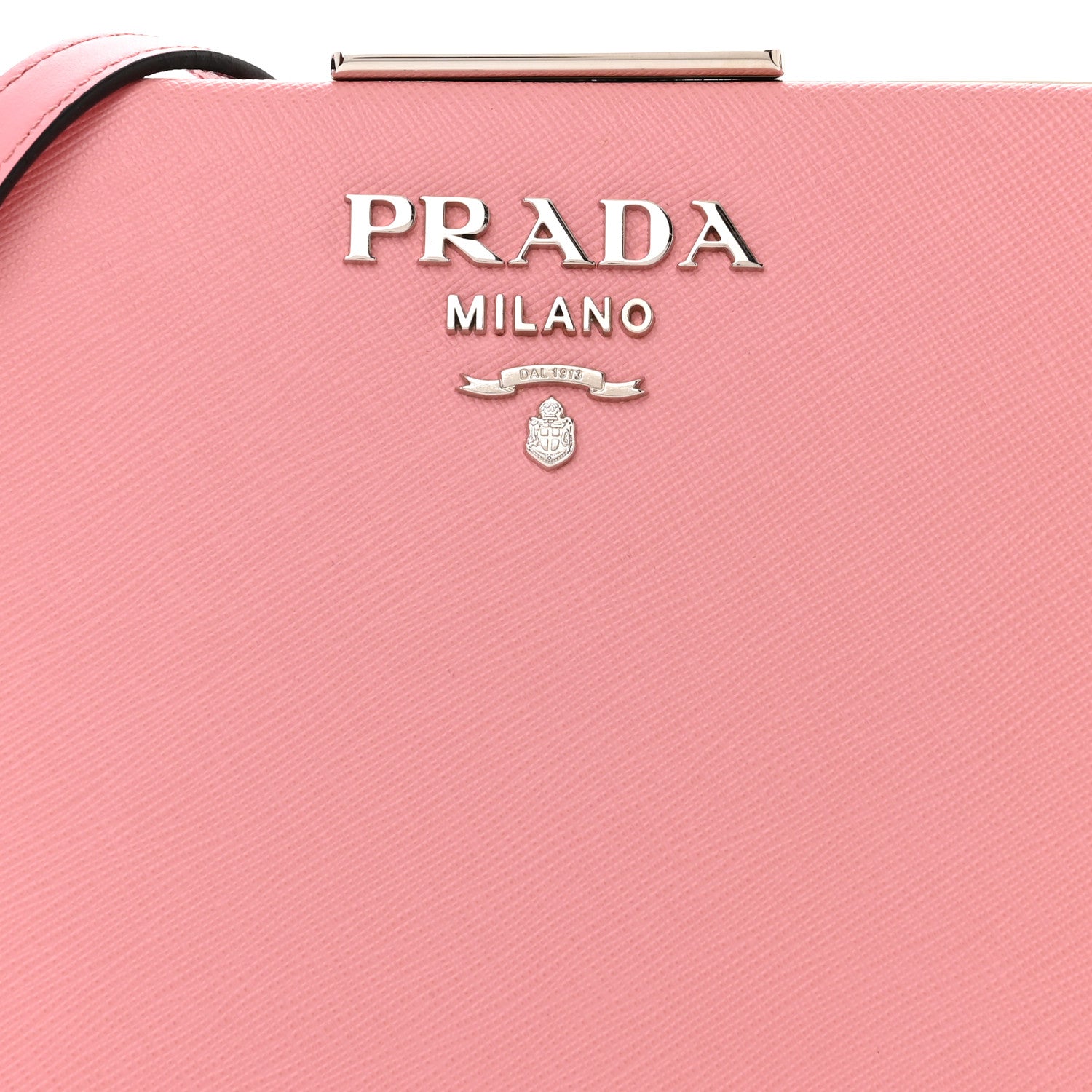 Prada Saffiano City Calf Light Frame Bag Pink 8 of 10