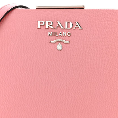 Prada Saffiano City Calf Light Frame Bag Pink 8 of 10