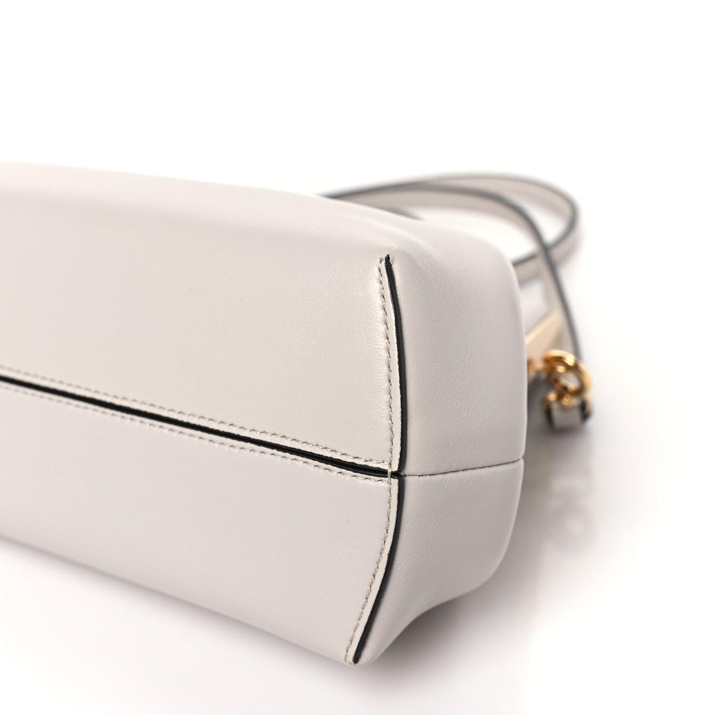 Shiny Nappa Small Fendi First Ghiaia