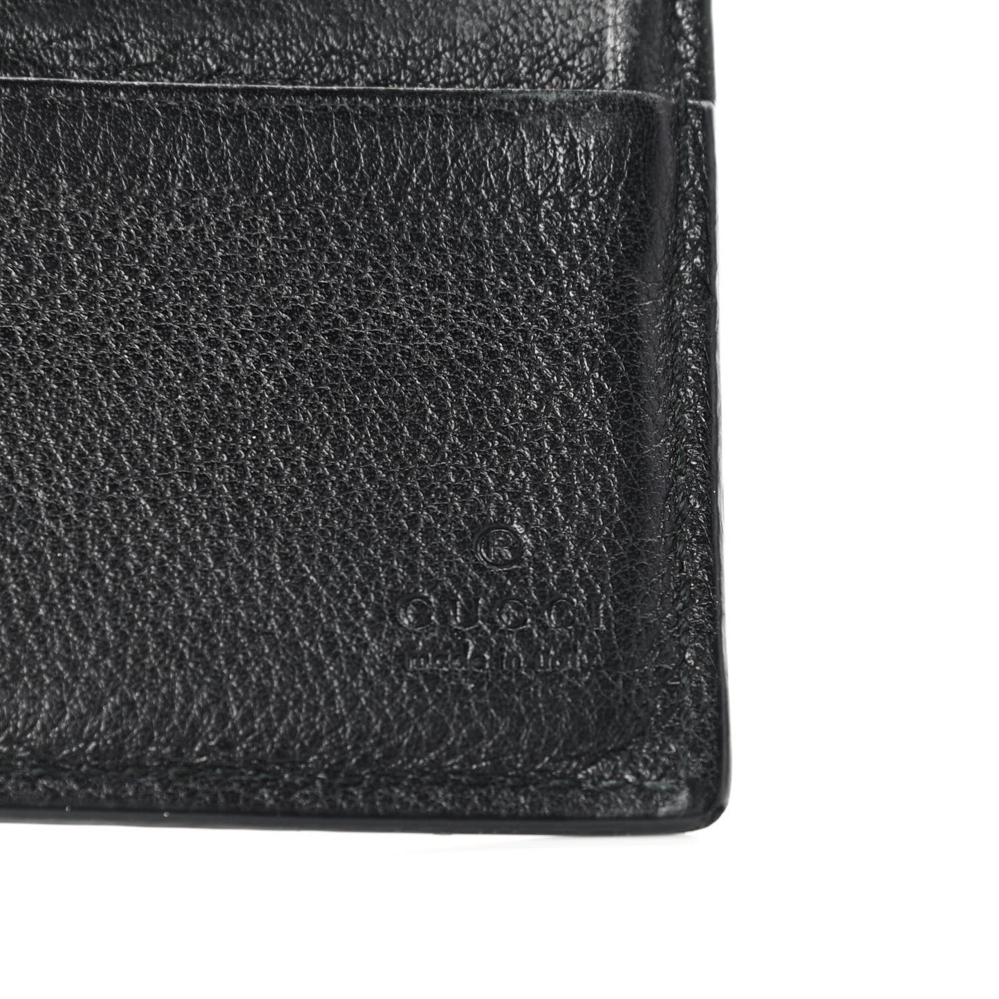 Guccissima Bi-Fold Wallet Black