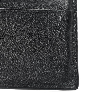 Gucci Guccissima Bi-Fold Wallet Black 6 of 12