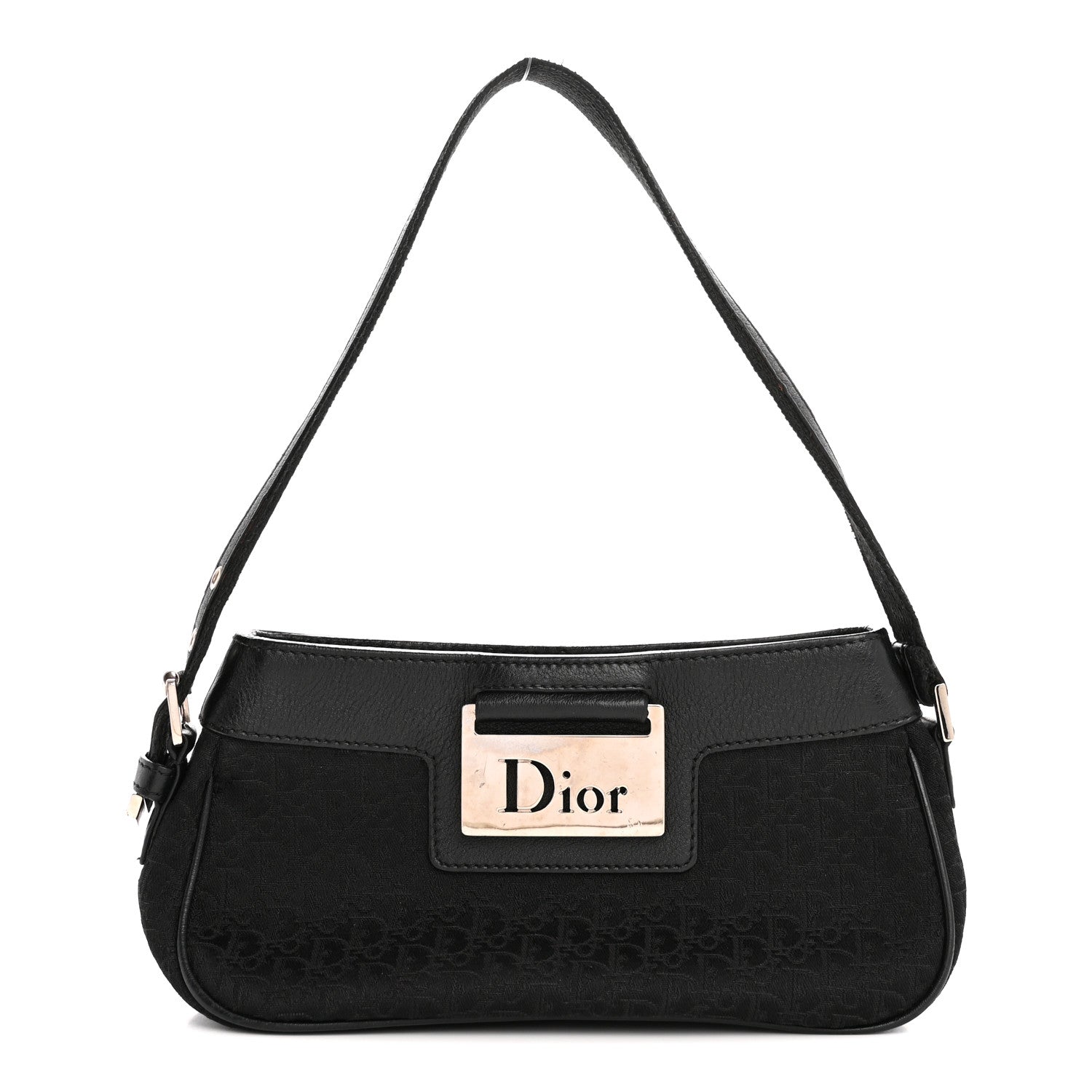 Christian Dior Monogram Street Chic Shoulder Bag Black 1 of 15