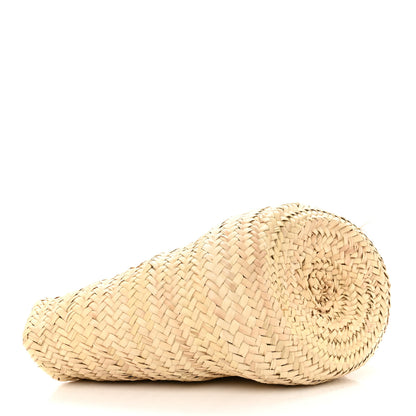Christian Louboutin Woven Straw Loubishore Tote Beige 4 of 11