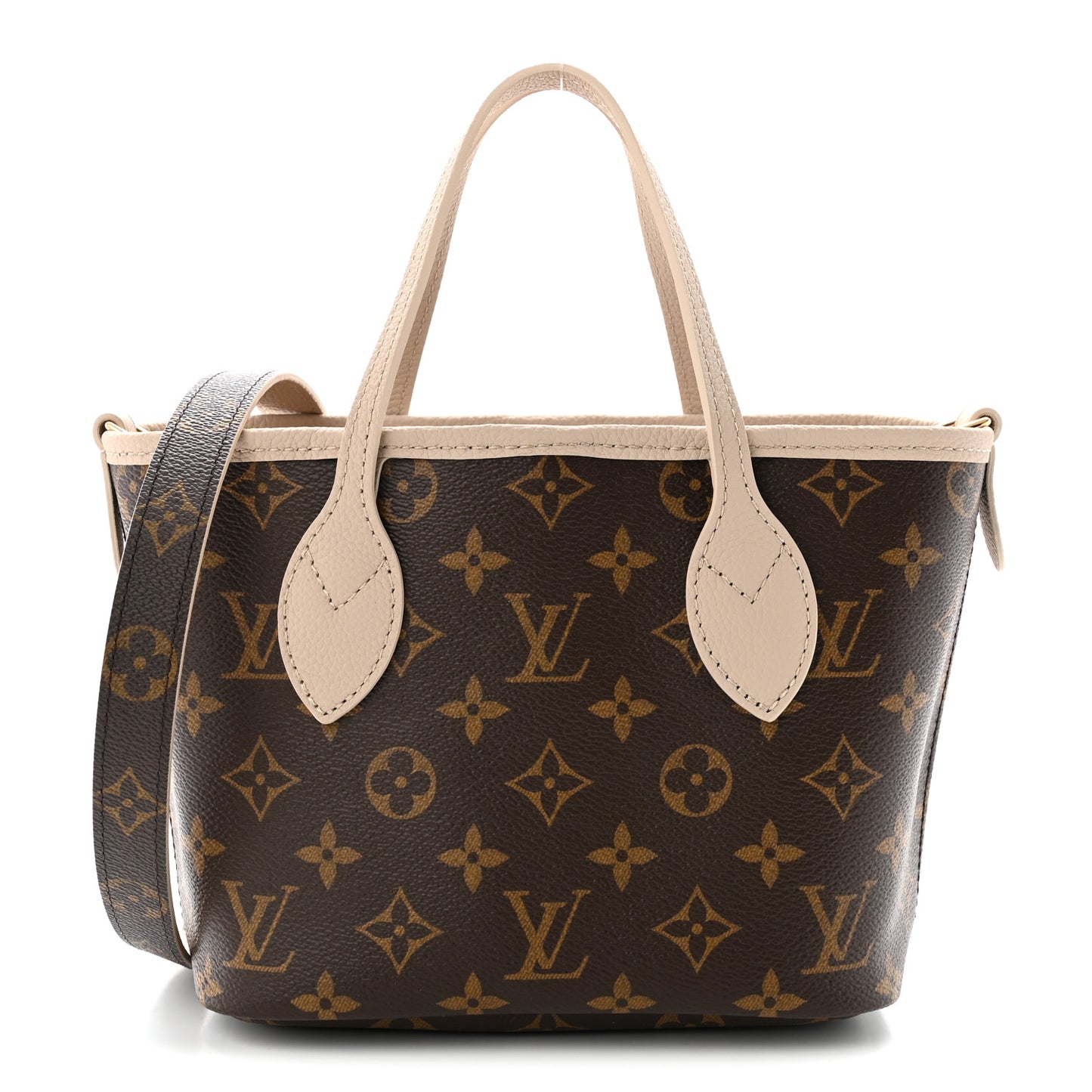 Monogram Neverfull Inside Out Bandouliere BB Limestone